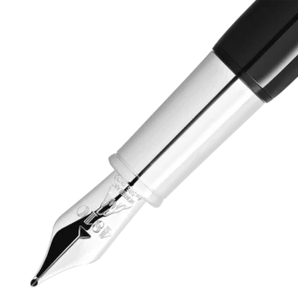 Montblanc Heritage Rouge et Noir « Baby » Édition spéciale Stylo plume noir M