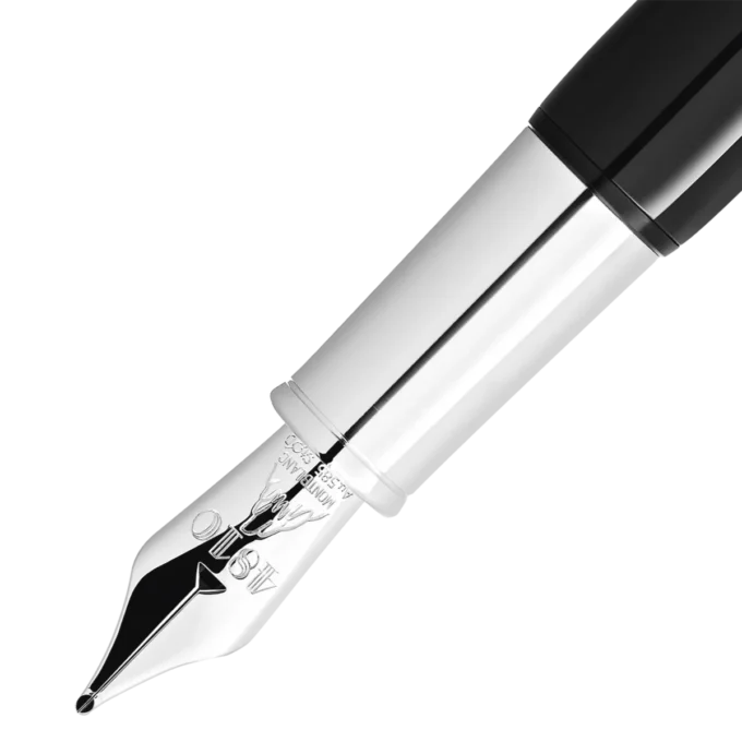 Montblanc Heritage Rouge et Noir « Baby » Édition spéciale Stylo plume noir M