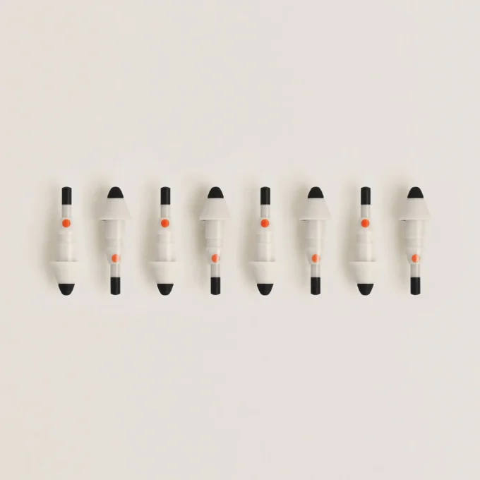 Pointes de rechange mates pour stylo numérique Montblanc couleur ivoire