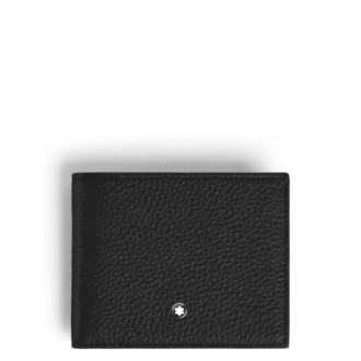 Portefeuille grainé 4cc porte-monnaie