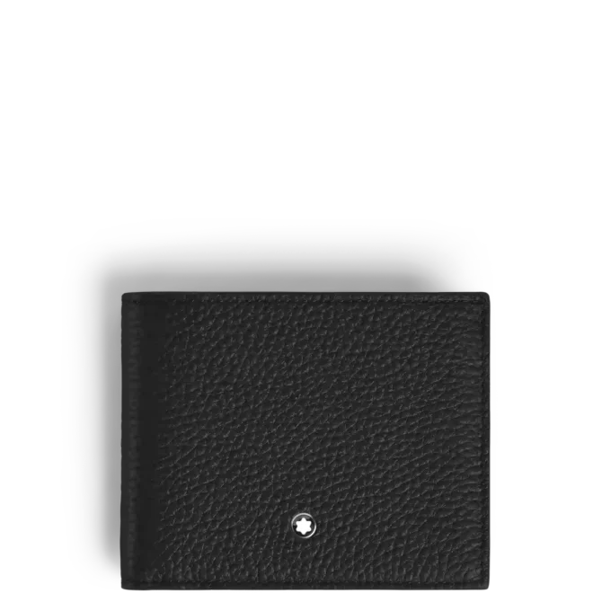 Portefeuille grainé 4cc porte-monnaie