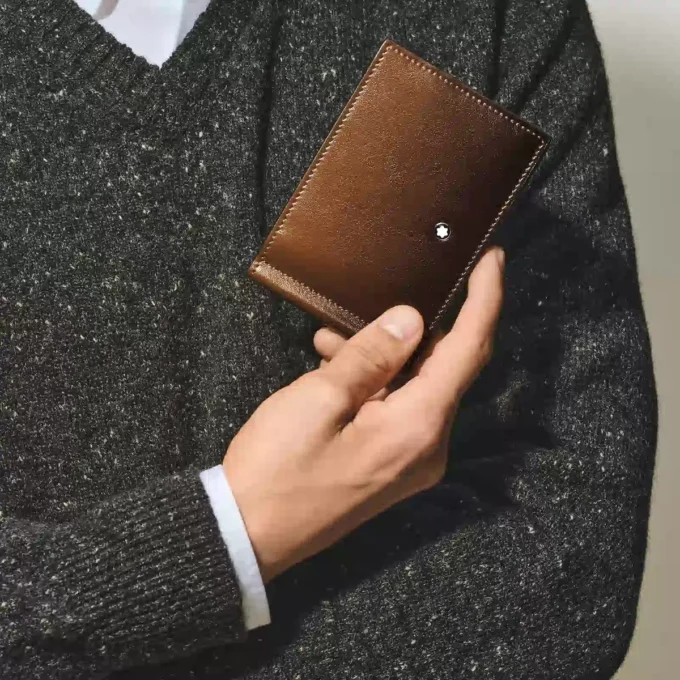 Portefeuille Meisterstück 6cc avec pince à billets