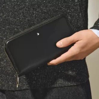 Portefeuille souple 12cc à fermeture éclair