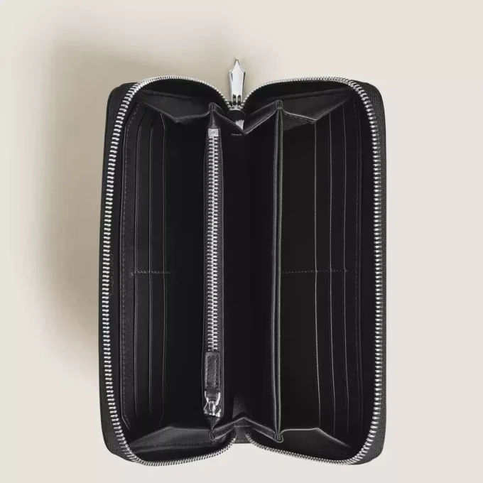 Portefeuille souple 12cc à fermeture éclair