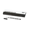 Recharge pour rollerball sans capuchon, noir mystère – moyen
