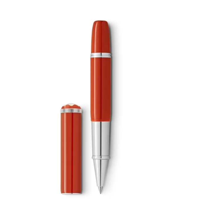 Roller Montblanc Heritage Rouge et Noir « Baby » Édition spéciale couleur corail