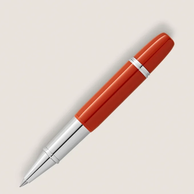 Roller Montblanc Heritage Rouge et Noir « Baby » Édition spéciale couleur corail
