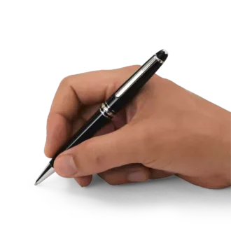 Stylo bille Meisterstück Classique plaqué platine