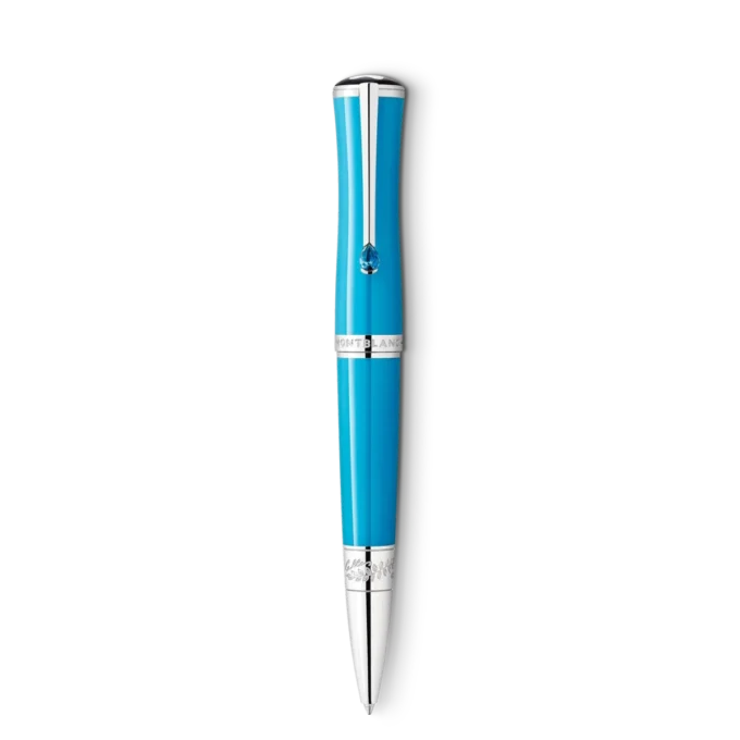 Stylo à bille Montblanc Maria Callas Édition spéciale couleur turquoise