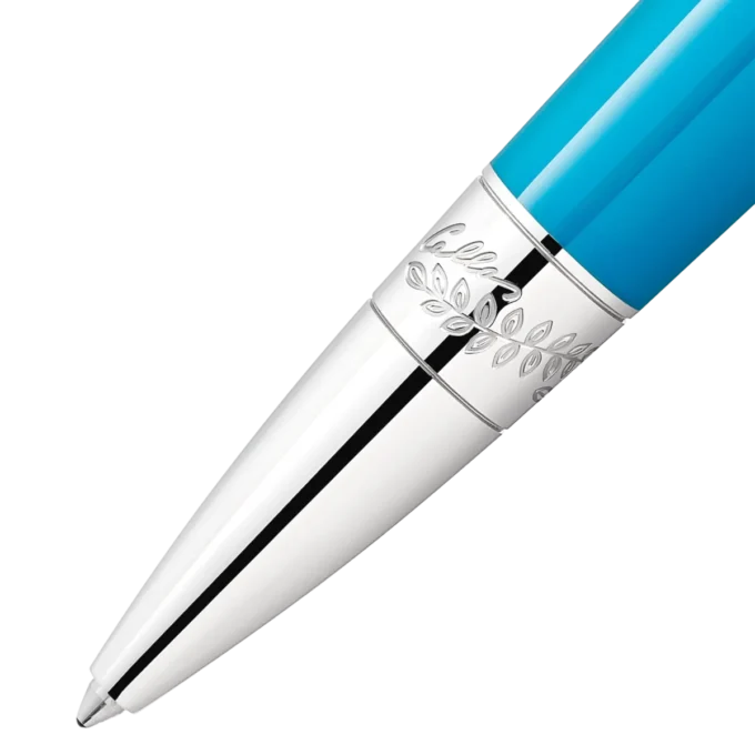 Stylo à bille Montblanc Maria Callas Édition spéciale couleur turquoise