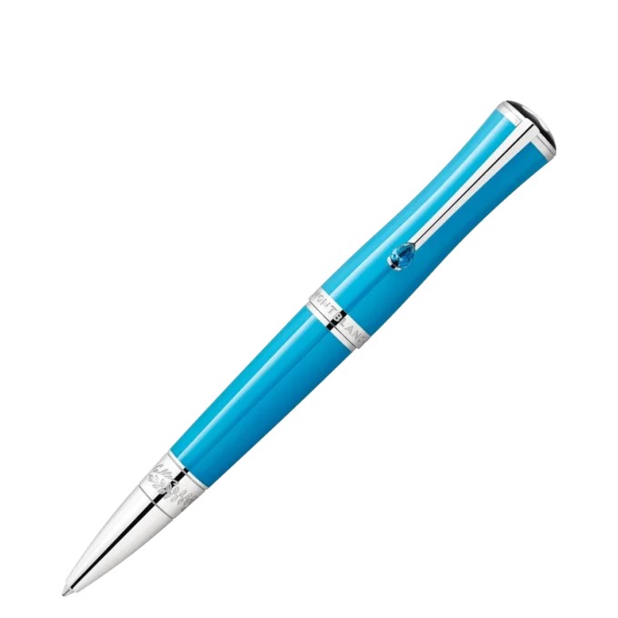 Stylo à bille Montblanc Maria Callas Édition spéciale couleur turquoise