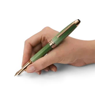 Stylo plume Meisterstück Calligraphy Solitaire Celadon Dégradé à plume courbée