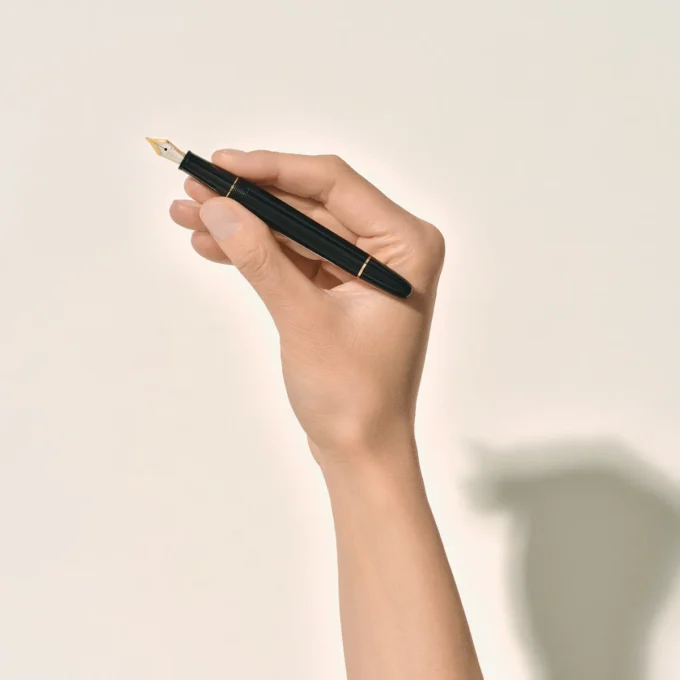 Stylo plume Meisterstück Classique plaqué or (M)