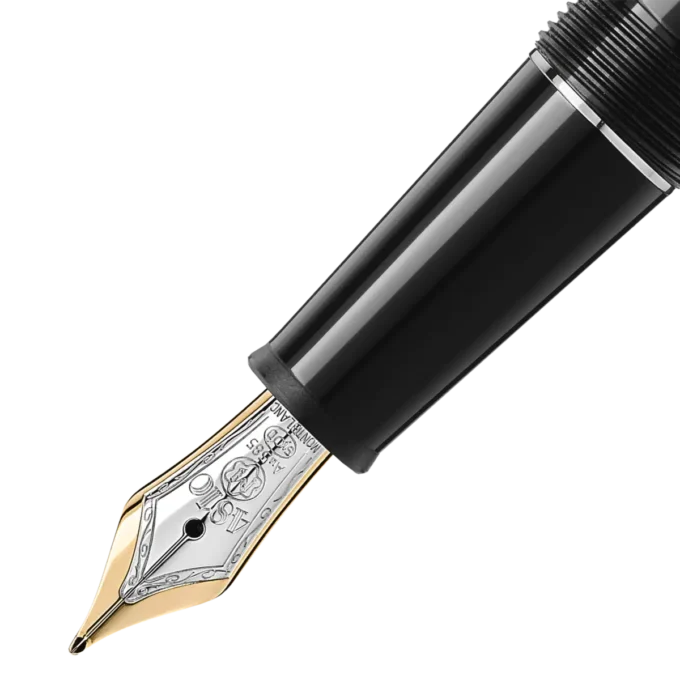 Stylo plume Meisterstück Classique plaqué platine (F)