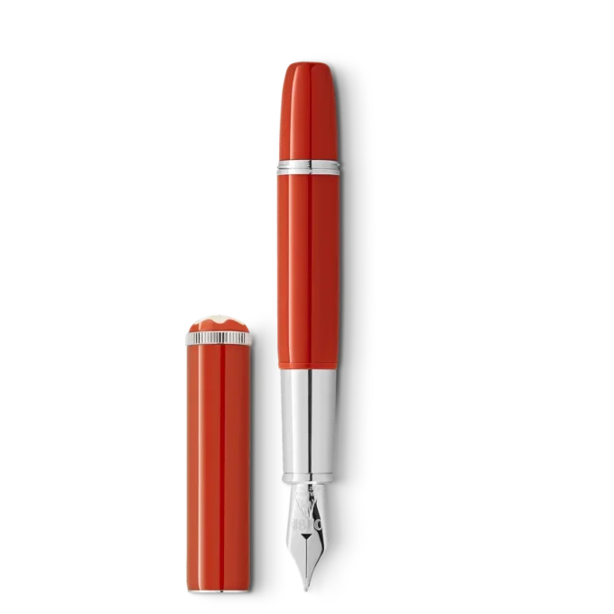 Stylo plume Montblanc Heritage Rouge et Noir « Baby » Édition spéciale couleur corail F
