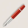 Stylo plume Montblanc Heritage Rouge et Noir « Baby » Édition spéciale couleur corail M