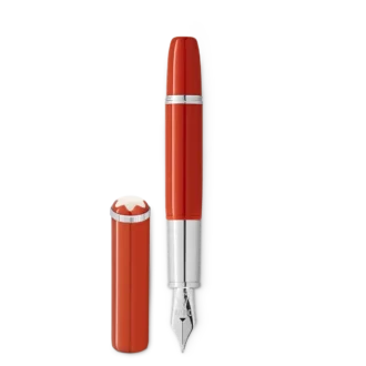 Stylo plume Montblanc Heritage Rouge et Noir « Baby » Édition spéciale couleur corail M