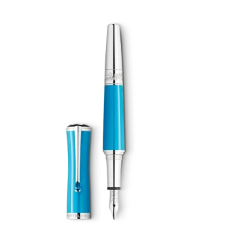 Stylo plume Montblanc Maria Callas Édition spéciale couleur turquoise