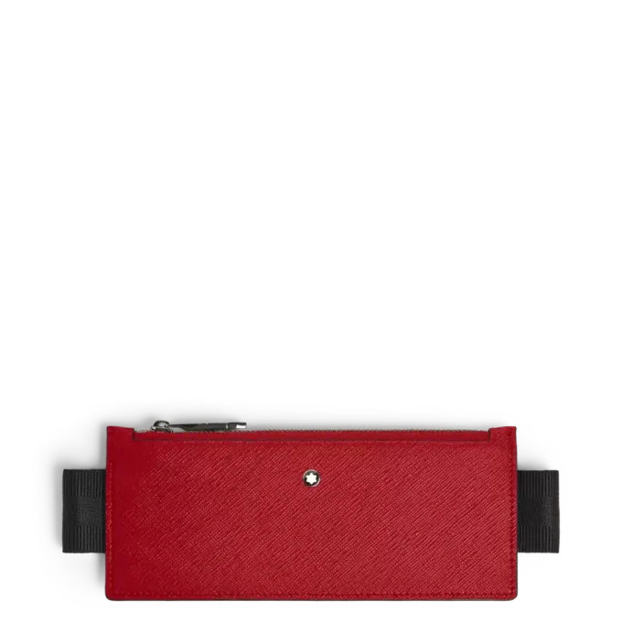 Étui à stylos Sartorial 2 avec fermeture à glissière et bande élastique