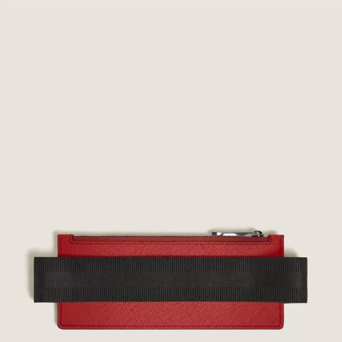 Étui à stylos Sartorial 2 avec fermeture à glissière et bande élastique