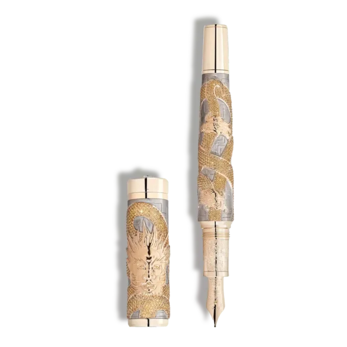 Un voyage parmi les dragons Le dragon enroulé Édition limitée 8 Stylo plume