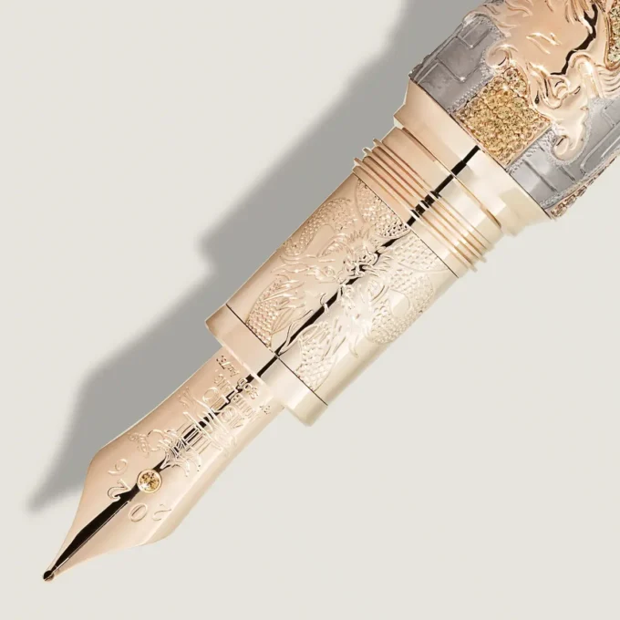 Un voyage parmi les dragons Le dragon enroulé Édition limitée 8 Stylo plume